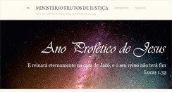 Desktop Screenshot of frutosdejustica.com